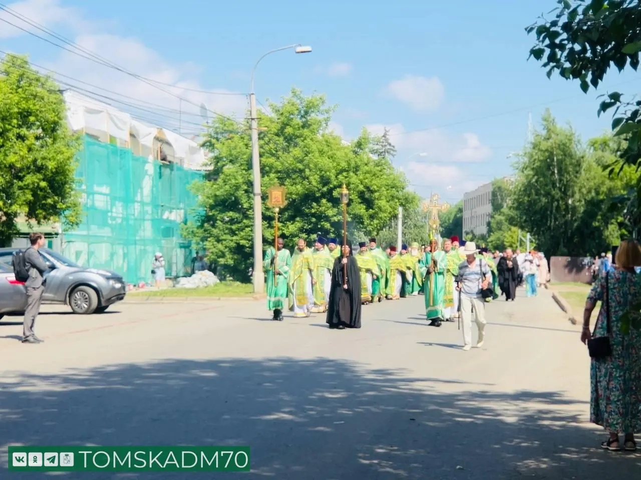 24 мая с 11:30 до 13:00 в центре Томска ограничат движение: указан маршрут шествия и изменения в работе троллейбусов и трамвая.