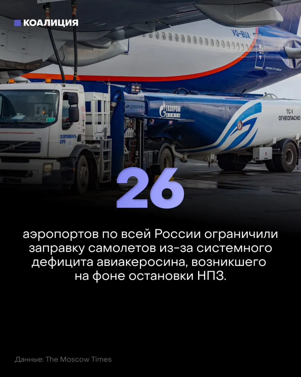 Ограничения подачи керосина в аэропортах затронули десятки рейсов: растут цены, экспорт топлива временно запрещён.